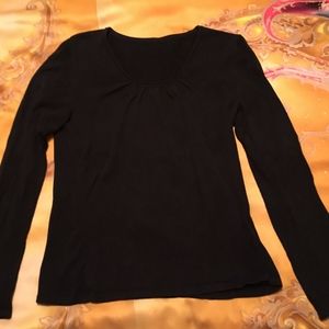 💥Long sleeve black top